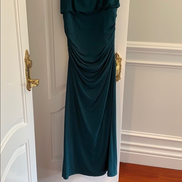 Teal evening gown - Picture 3 of 5